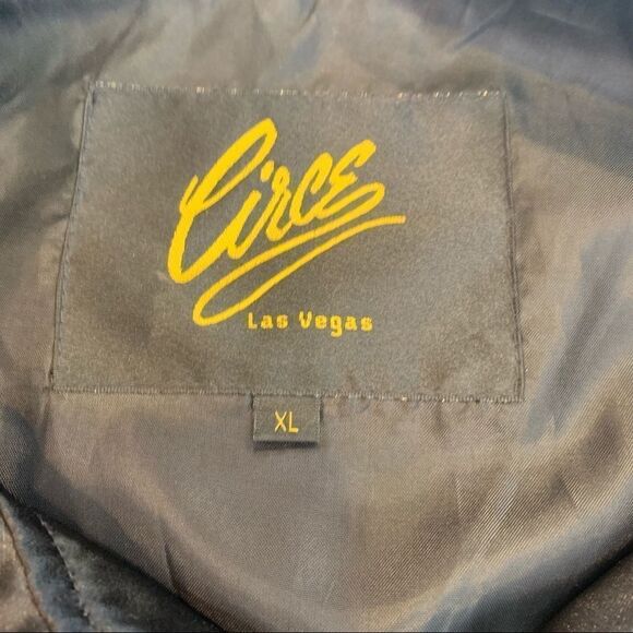 Vintage Rivera Casino Embroidered Satin Bomber XL - Picture 10 of 12